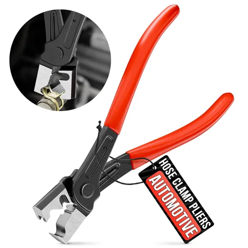 Miniatura 13 de Herramienta de abrazadera de manguera – Alicates de abrazadera de manguera de radiador Herramienta automotriz – Acero al carbono resistente a