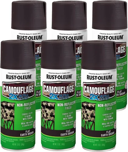 Miniatura 13 de Rust-Oleum 279175 - Pintura en aerosol camuflaje 2X Ultra Cover, 12 oz, verde oscuro (paquete de 2)