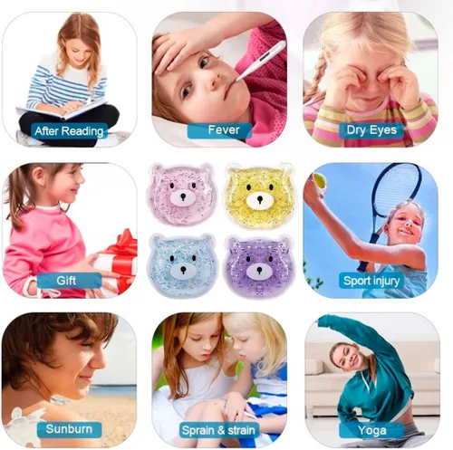 Miniatura 6 de Boo Boo - Bolsas de hielo frío y caliente para aliviar el dolor, bolsas de almuerzo, bolsas de hielo, paquete de hielo de gel reutilizable