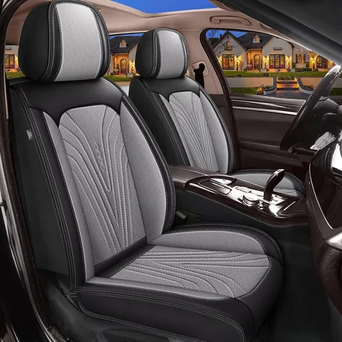 Miniatura 8 de DISUTOGO 2 Fundas para Asientos Delanteros Compatibles con Hyundai Tucson 2010-2024 2025 2026: Fundas de Asiento de Coche de Cuero Impermeables