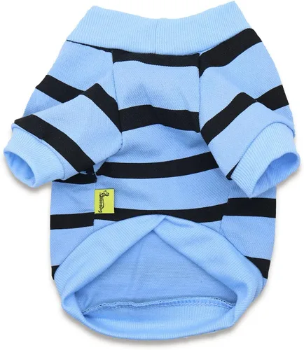 Miniatura 3 de Suéteres para Perros Camisetas a Rayas para Perros Sudadera Ropa para Mascotas Suéter para Perros Pequeños, Mediano, Rosa