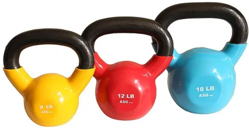 Miniatura 4 de Ader - Pesa rusa de vinilo 5, 8, 10, 12, 15, 18, 20, 25, 30, 35, 40, 45,50 libras
