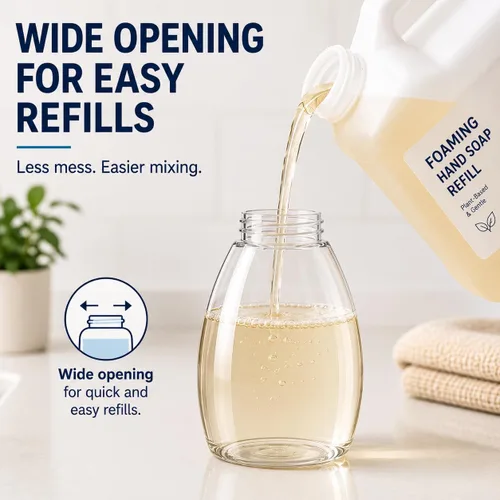 Miniatura 7 de Bar5F Botella dispensadora de jabón espumoso para jabón líquido de Castilla Dr. Bronner's de 8.5 onzas, paquete de 2