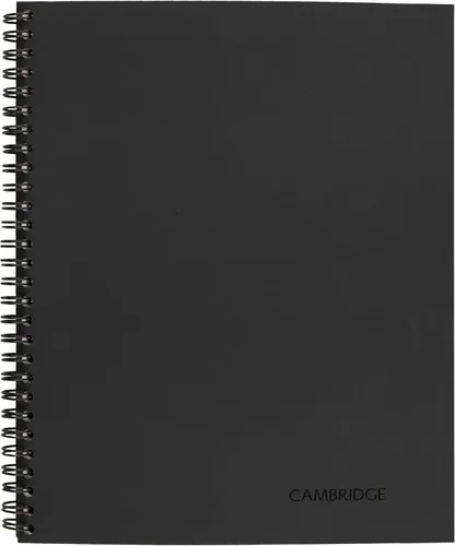 Cambridge Cuaderno de negocios limitado, papel reglado legal, 6-3/4" x 9-1/2", 80 hojas, cubierta flexible suave al tacto, encuadernado con alambre,