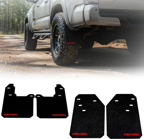 Miniatura 11 de REK GEN Aletas de barro compatibles con Toyota Tacoma Gen3 (2016-2023) - Protectores de barro resistentes para protección todoterreno - Fácil