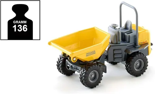 Miniatura 5 de Siku Wacker Neuson DW60 Dumper escala 1:50 3509 Réplica de vehículos de juguete de metal y plástico fundido a presión Volquete de metal