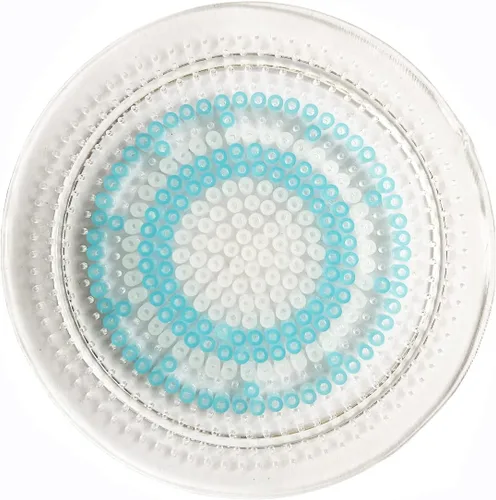 Miniatura 8 de 20000 cuentas de fusibles transparentes azules y blancas transparentes de 0.102 in, paquete a granel de cuentas de fusión funciona con cuentas