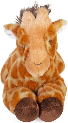 Miniatura 2 de Wild Republic EcoKins - Mini jirafa de peluche de 8 pulgadas, regalos ecológicos para niños, juguete de peluche, hecho a mano con 7 botellas de agua