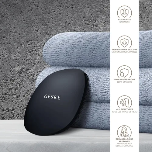 Miniatura 6 de GESKE SmartAppGuided™ Cepillo facial 4 en 1 Cepillo de limpieza facial profesional Cepillo facial de silicona para limpieza de la piel