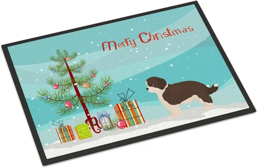 Miniatura 67 de Caroline's Treasures CK3799MAT Akita Shepherd - Tapete de árbol de Navidad de 18 x 27 pulgadas, tapete para puerta delantera, interior y exterior