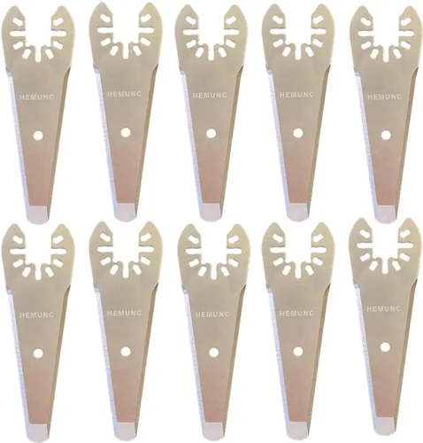 10 cuchillas de raspador de herramientas oscilantes de ajuste universal multiherramienta, compatibles con Dewalt Dremel Rockwell Makita Bosch Fein