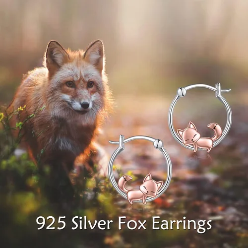 Miniatura 5 de VONALA Bonitos aretes de aro de plata de ley 925, regalos de cumpleaños para mujeres y niñas