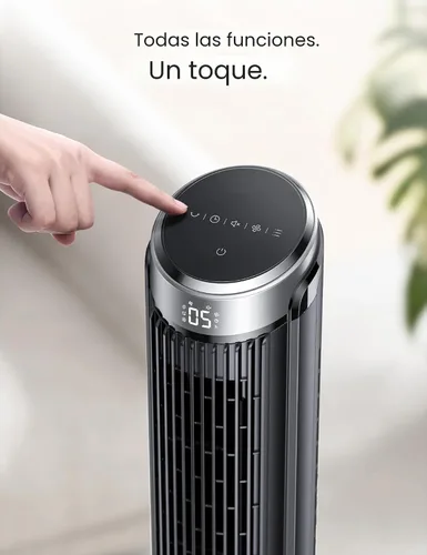Miniatura 6 de Dreo - Ventilador de torre para dormitorio, ventiladores oscilantes de 90° que soplan aire frío, 5 velocidades, 4 modos con velocidad de 26 pies por