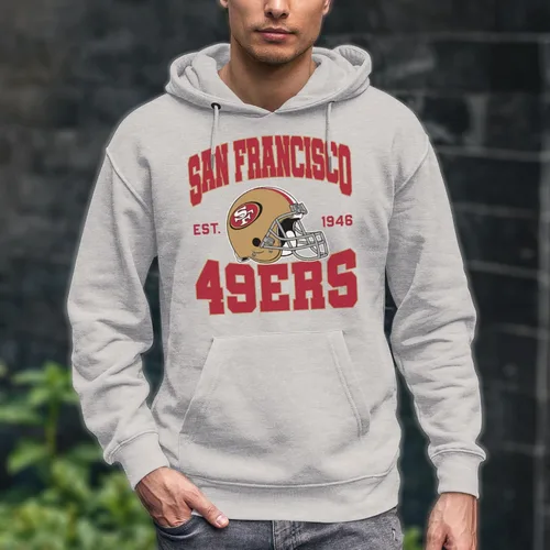 Miniatura 3 de Junk Food NFL Sudadera con Capucha Pullover Signature unisex para adultos. Ajuste Unisex Relajado.