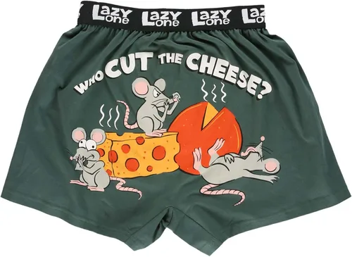 Miniatura 11 de Lazy One Divertidos boxers de animales, ropa interior humorística, novedosos pantalones cortos, regalos de broma para hombres