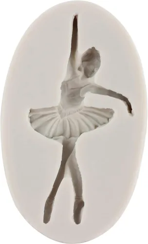 Miniatura 7 de Sijiangmold Moldes de silicona para bailarinas de ballet, moldes de fondant, moldes de arco de caramelo, corona de chocolate para decoración