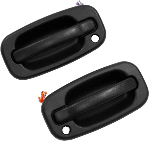 Miniatura 22 de Manija de puerta exterior, compatible con Chevy Silverado Suburban Tahoe Avalanche 1999-2007, GMC Sierra Yukon, Cadillac Escalade, exterior