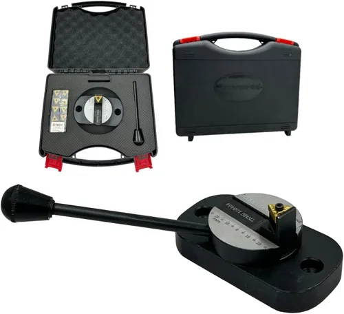 Miniatura 10 de Accesorio de giro de bolas con escala de graduación (para referencia de usuarios) para hacer bolas convexas en máquina de torno con 1 caja de broca