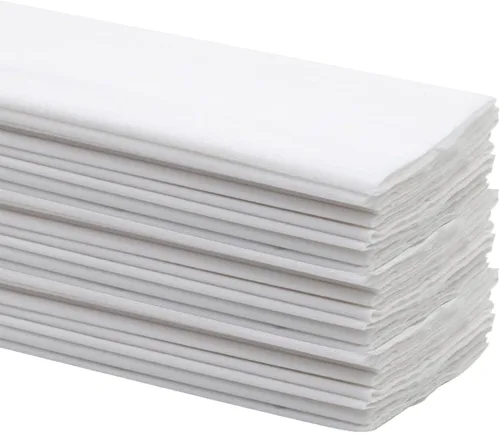 Miniatura 24 de Pliegues de papel crepé (30 hojas), 20 pulgadas de ancho por 3.2 pies de largo, papel crepé mexicano, 21 colores surtidos (verde claro)