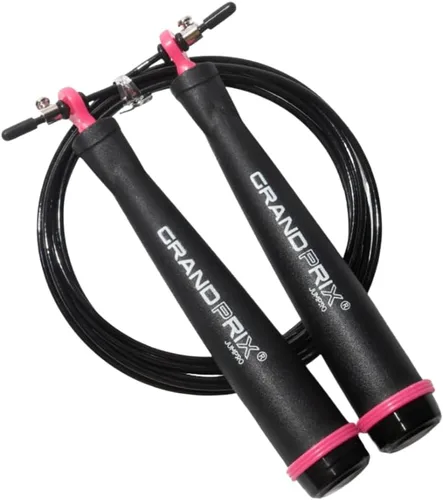 Miniatura 17 de Cuerda de saltar para hombres y mujeres (serie Grand Prix Ultra Speed) – Cuerda de alambre ajustable para CrossFit, boxeo y entrenamiento de fitness