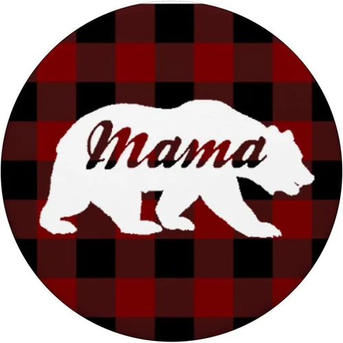 Miniatura 3 de Mama Bear Buffalo - Patrón de placa para mamá, mamá, mamá, madre o regalo – PopSockets Grip y soporte para teléfonos y tabletas