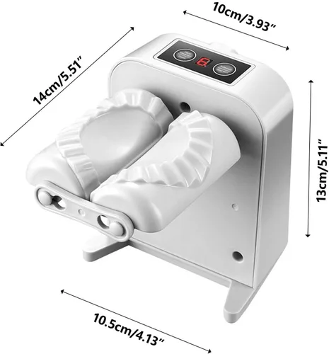 Miniatura 2 de Máquina eléctrica para hacer albóndigas automáticamente, prensa Wonton Maker para hacer pasteles, utensilios de cocina, utensilios de cocina