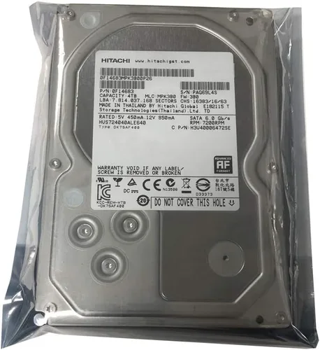 Miniatura 2 de HGST Ultrastar HUS724040ALE640 (0F14683) 4TB 7.2K SATA 3.5" Disco duro