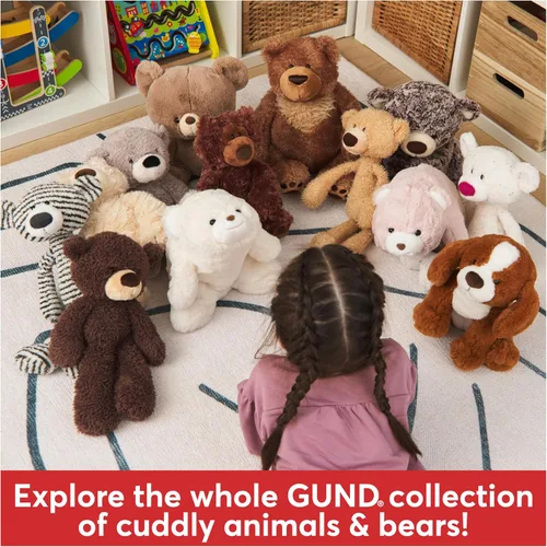 Miniatura 24 de GUND Peluche de oso de peluche, marrón chocolate, 13.5 pulgadas Gris