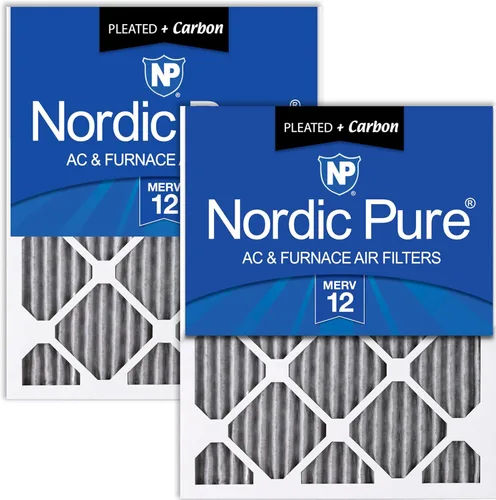Miniatura 117 de Nordic Pure Filtros de aire para horno MERV 6 de 18 x 25 x 1 pulgadas (tamaño real: 17 1/2 x 24 1/2 x 3/4), color verde poliéster MERV 6, reduce