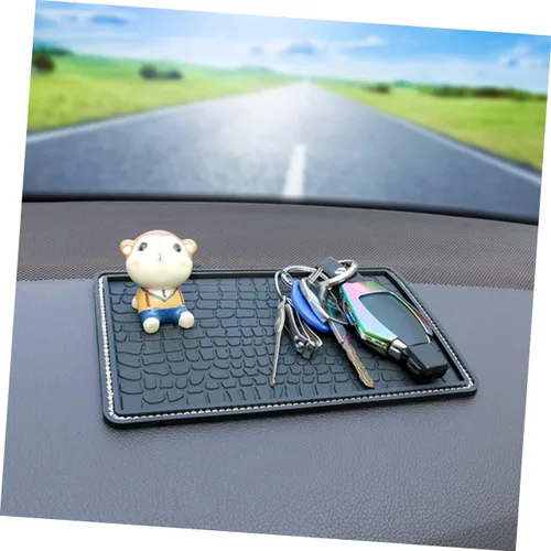 Miniatura 8 de Didiseaon Cojín único del tablero de instrumentos del coche de los accesorios del coche del cojín del teléfono del PVC para el adorno del tablero
