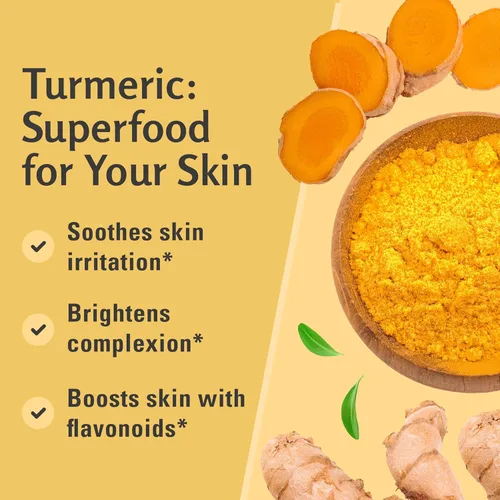 Miniatura 5 de Exfoliante de cúrcuma y exfoliante de piel con colágeno y aceite de coco, exfolia suavemente la cara, el cuerpo, las manos y los pies, cuidado