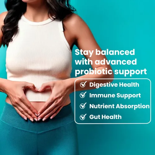 Miniatura 3 de Sanar Naturals Probióticos 60 mil millones de UFC 10 cepas con prebióticos para la salud digestiva intestinal e inmune Soporte GLP-1