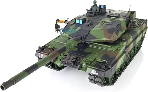 Miniatura 3 de Heng Long Toucan RC Hobby 2.4Ghz 1/16 Escala Plástico Leopard2 A6 RC Tanque