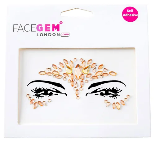 Miniatura 5 de 32 piezas de gemas faciales (diseños aleatorios) autoadhesivas con purpurina para tatuaje, gemas para festivales, fiestas rave, maquillaje corporal
