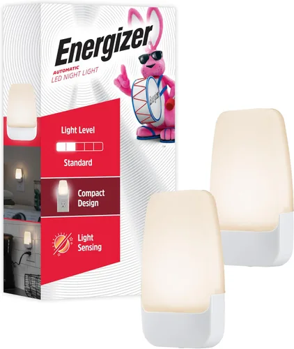 Miniatura 9 de Energizer Luces nocturnas giratorias LED que se enchufan a la pared, sensor del atardecer al amanecer, decoración del hogar, artículos esenciales