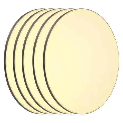 Miniatura 26 de MECCANIXITY 2 Piezas Placa Redonda de Latón, 150mm (5.91") de Diámetro Láminas de Cobre Puro, Lámina de Metal de Latón Cobre H62 de 0.5mm