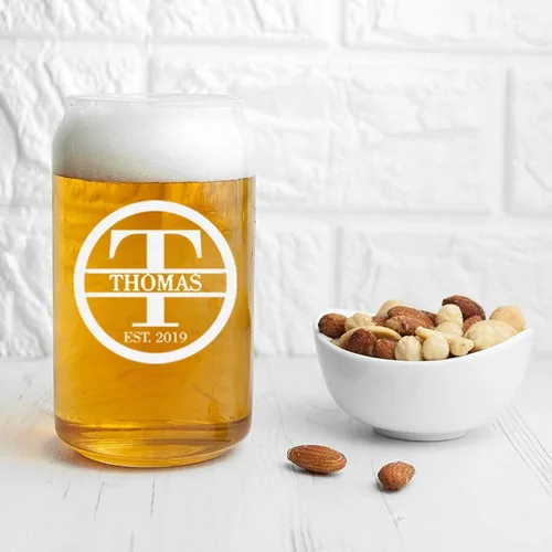Miniatura 6 de Regalos personalizados para hombres – Vasos de cerveza grabados – Regalos de vidrio grabado personalizados para hombres y mujeres – Ideal