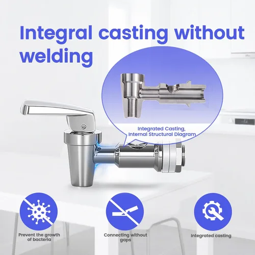 Miniatura 3 de Espiga de vidrio de visión de acero inoxidable 304, compatible con Berkey, Purewell, ProOne, Waterdrop y otros sistemas de filtración de agua