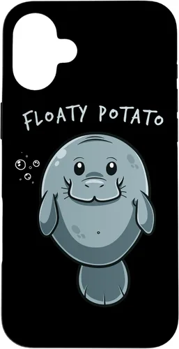 Miniatura 22 de iPhone 11 Floaty Potato Manatí Chubby Sirena Sea Vaca Animal Estuche de Regalo