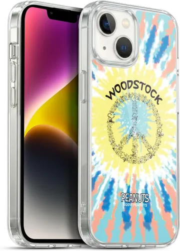 Miniatura 134 de Head Case Designs Funda de gel Woodstock 50th con licencia oficial de Peanuts Snoopy Guitar 1969 [protección de grado militar] compatible con Apple