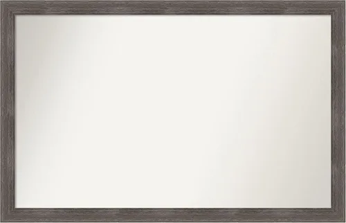 Miniatura 112 de Amanti Art Espejo personalizado, espejo de baño gris plomo a rayas, espejo de pared o espejo de tocador de baño sobre el fregadero