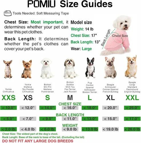 Miniatura 7 de Suéter para Perro, Paquete de 2 o 3 Suéteres para Perros Pequeños y Medianos o Gatos, Ropa Cálida de Franela Suave para Mascotas para Perros Hembra