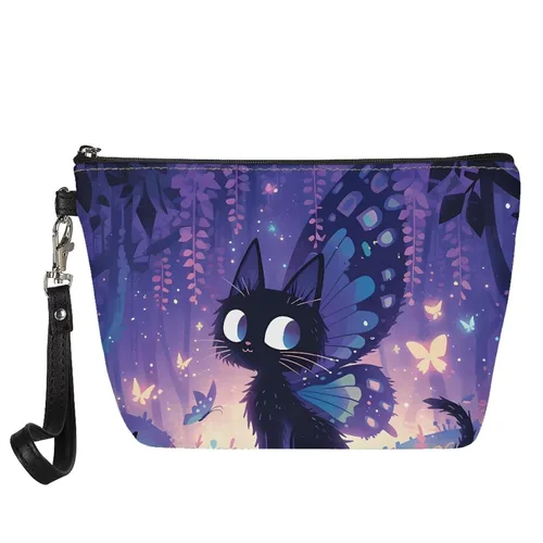 Miniatura 19 de AFPANQZ Bolsas de maquillaje de viaje personalizadas para mujeres y niñas, bolsa de almacenamiento de artículos de tocador, bolso al aire libre