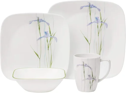 Miniatura 8 de Corelle juego de vajilla cuadrada/redonda de 16 piezas, Splendor, Esplendor