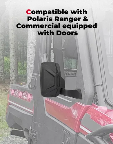Miniatura 2 de KEMIMOTO Espejos laterales compatibles con Ranger Crew SP XP 1000 570 (no para tamaño mediano) Northstar 2018-2025 2026, comercial, cualquier