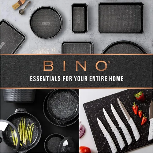 Miniatura 9 de BINO - Tabla de cortar de 3 piezas Plástico libre de BPA, duradero, multiusos, de doble cara, apto para lavavajillas, fácil de limpiar Granito