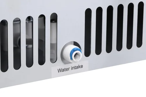 Miniatura 11 de KoolMore Máquina de hacer hielo comercial de 18 pulgadas, hielo creciente de 100 libras/24 horas, almacenamiento de 30 libras, bajo encimera