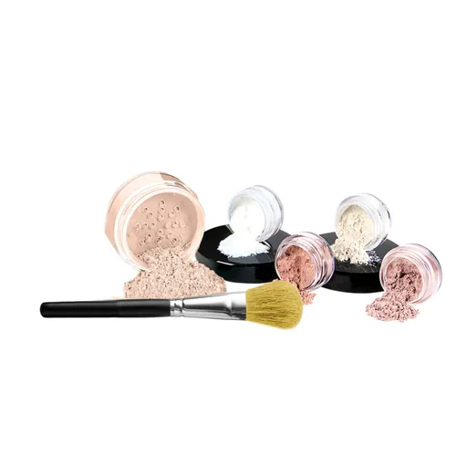 Miniatura 12 de Kit de inicio de 6 piezas (BEIGE) Maquillaje mineral Tamaño de muestra Set cara desnuda mate base cubierta