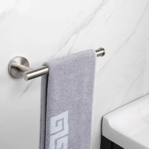 Miniatura 8 de NearMoon Soporte para Toalla de Mano/Anillo para Toalla, Barra de Toalla de Mano de Acero Inoxidable Gruesa para Baño, Estante para Toallas Montado