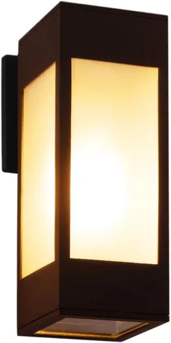 Miniatura 11 de Cerdeco Lámpara de pared para exteriores de 10.75 pulgadas, moderno aplique de pared para exteriores, aplique de aluminio negro para porche